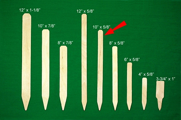 DP Wood Label Plain 10